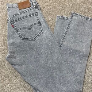 Levi's Women’s 501 Skinny Jeans in Light Gray